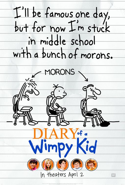 1000 piece jigsaw puzzle for the movie poster: Diary of a Wimpy Kid (2010)