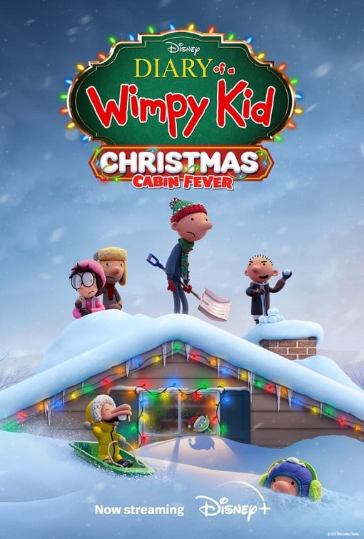 1000 piece jigsaw puzzle for the movie poster: Diary of a Wimpy Kid Christmas: Cabin Fever (2023) ver5