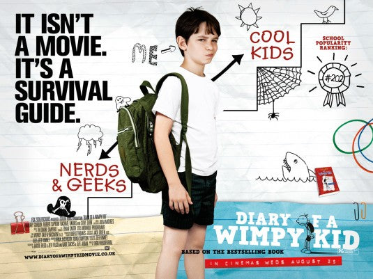 1000 piece jigsaw puzzle for the movie poster: Diary of a Wimpy Kid (2010) ver9