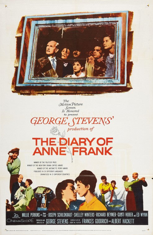 1000 piece jigsaw puzzle for the movie poster: The Diary of Anne Frank (1959)