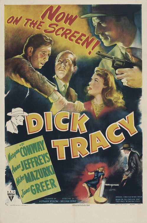 the movie poster: Dick Tracy (1945)