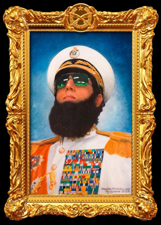 1000 piece jigsaw puzzle for the movie poster: The Dictator (2012)