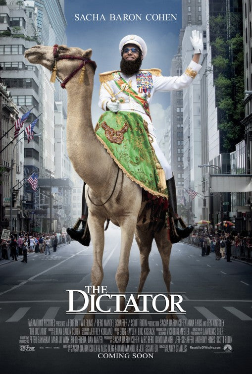 1000 piece jigsaw puzzle for the movie poster: The Dictator (2012) ver3
