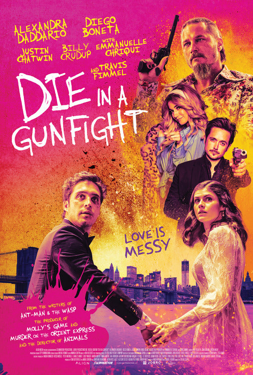 1000 piece jigsaw puzzle for the movie poster: Die in a Gunfight (2021) ver3