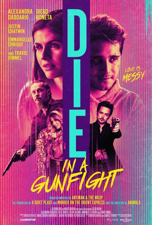 1000 piece jigsaw puzzle for the movie poster: Die in a Gunfight (2021) ver4