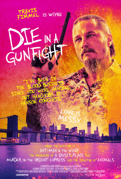 1000 piece jigsaw puzzle for the movie poster: Die in a Gunfight (2021) ver5