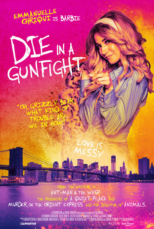 1000 piece jigsaw puzzle for the movie poster: Die in a Gunfight (2021) ver8