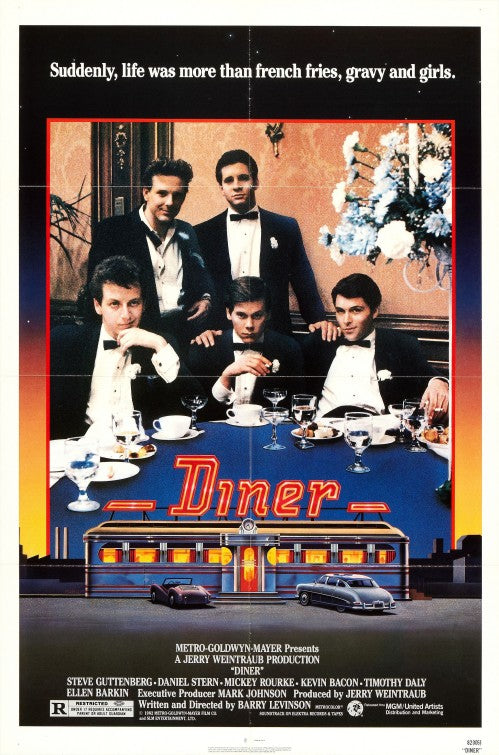 the movie poster: Diner (1982)