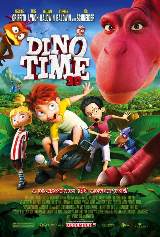 1000 piece jigsaw puzzle for the movie poster: Dino Time (2012)