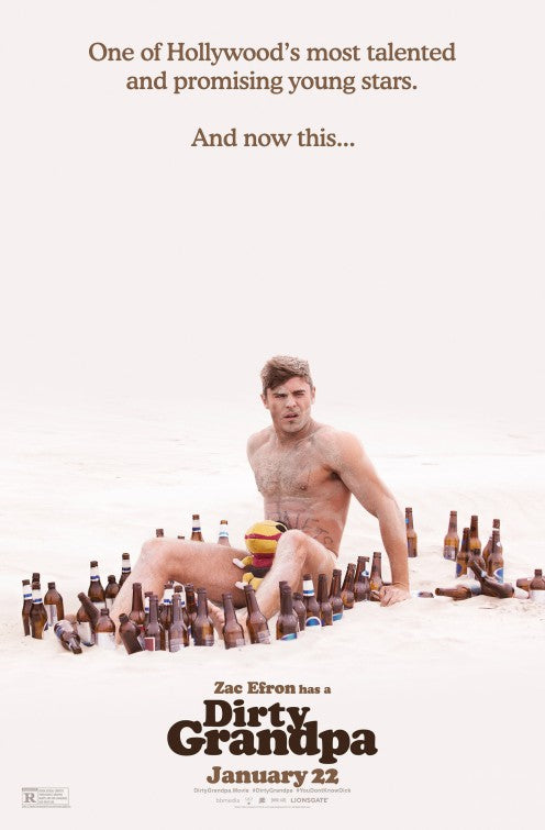 1000 piece jigsaw puzzle for the movie poster: Dirty Grandpa (2016) ver10