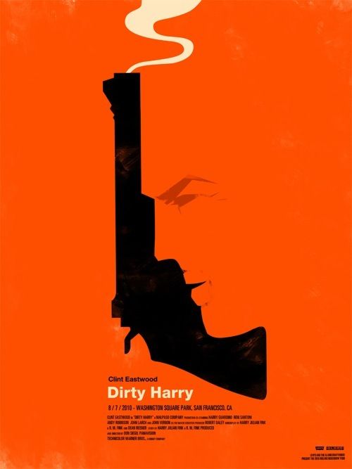 1000 piece jigsaw puzzle for the movie poster: Dirty Harry (1971) ver2