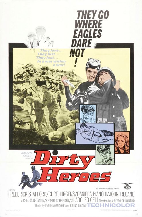 the movie poster: Dirty Heroes (1970)