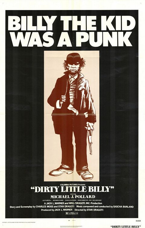 the movie poster: Dirty Little Billy (1972)