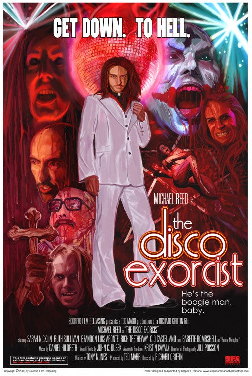 1000 piece jigsaw puzzle for the movie poster: The Disco Exorcist (2011)