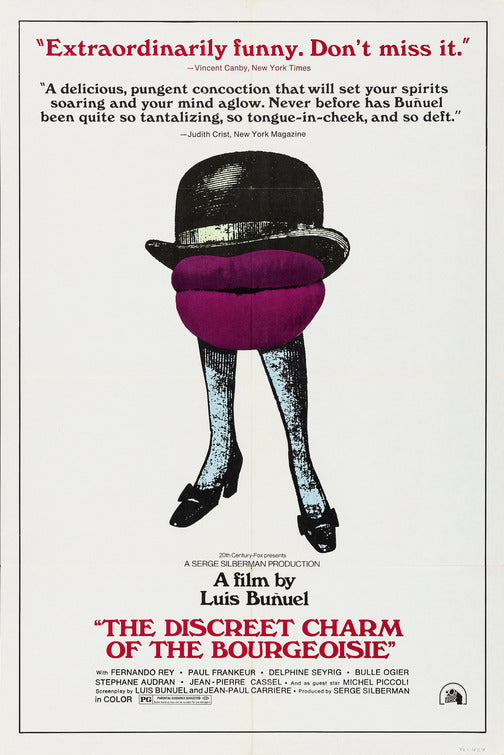 1000 piece jigsaw puzzle for the movie poster: The Discreet Charm of the Bourgeoisie (1972) ver2