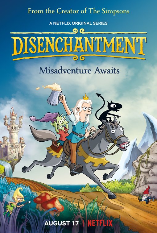 1000 piece jigsaw puzzle for tv poster: Disenchantment