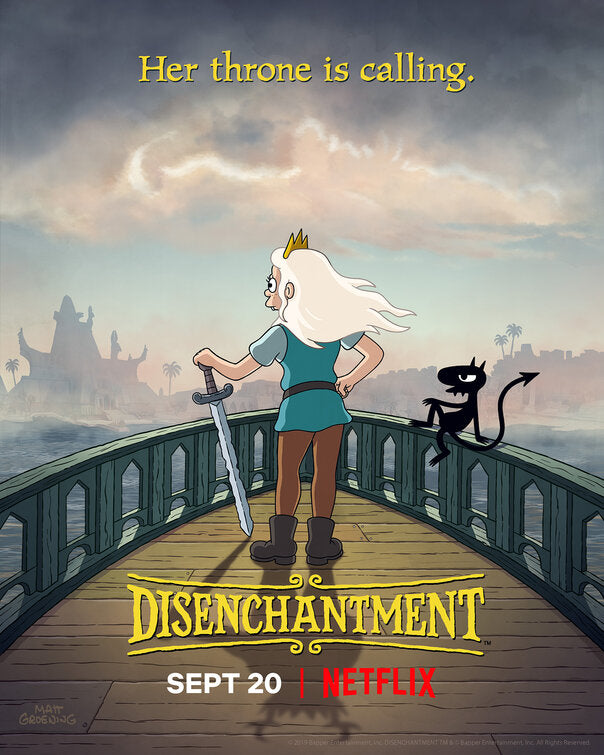1000 piece jigsaw puzzle for tv poster: Disenchantment, ver2