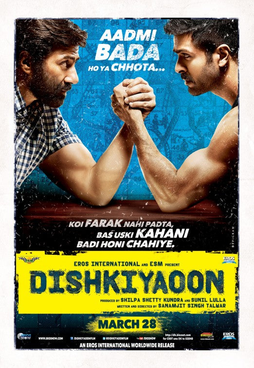 1000 piece jigsaw puzzle for the movie poster: Dishkiyaoon (2014) ver4