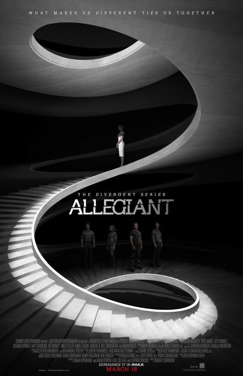 1000 piece jigsaw puzzle for the movie poster: The Divergent Series: Allegiant (2016) ver10
