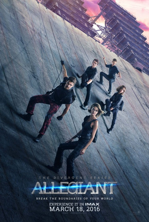 1000 piece jigsaw puzzle for the movie poster: The Divergent Series: Allegiant (2016) ver4