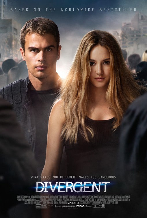 1000 piece jigsaw puzzle for the movie poster: Divergent (2014) ver11