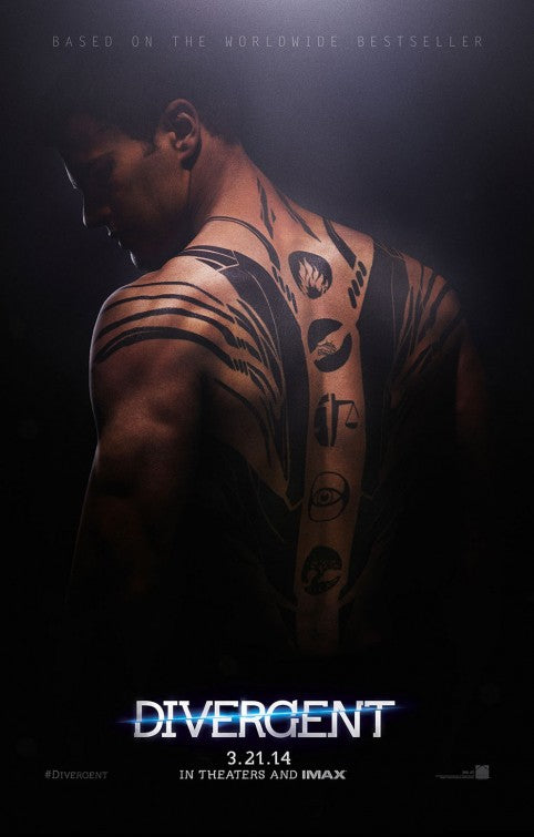 1000 piece jigsaw puzzle for the movie poster: Divergent (2014) ver2