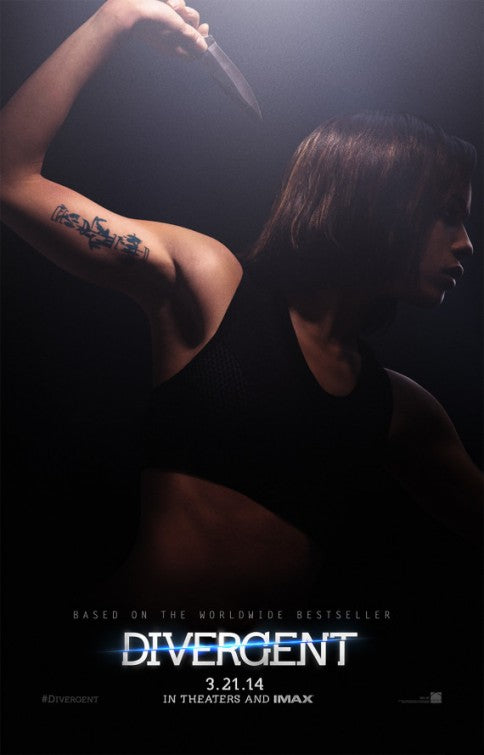 1000 piece jigsaw puzzle for the movie poster: Divergent (2014) ver6