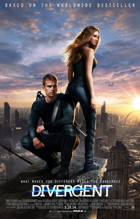 1000 piece jigsaw puzzle for the movie poster: Divergent (2014) ver8