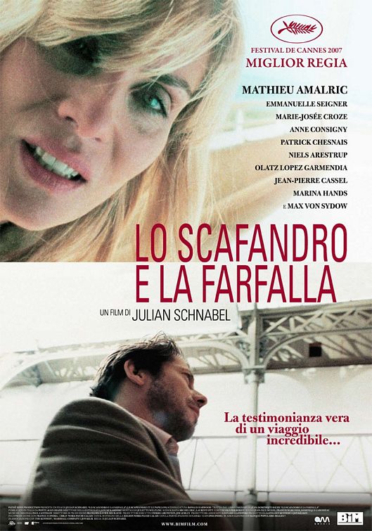the movie poster: The Diving Bell and the Butterfly (2007) ver4
