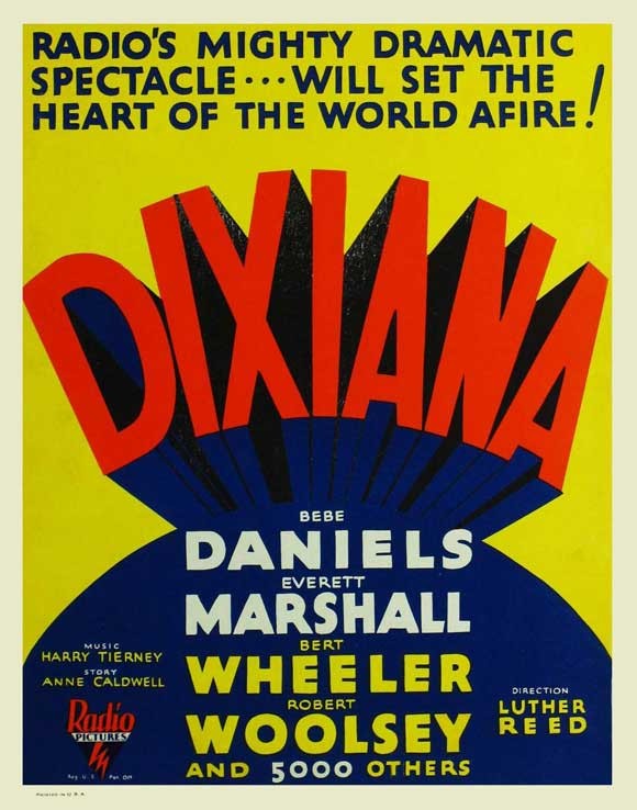 1000 piece jigsaw puzzle for the movie poster: Dixiana (1930)