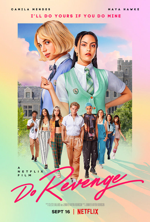 1000 piece jigsaw puzzle for the movie poster: Do Revenge (2022)