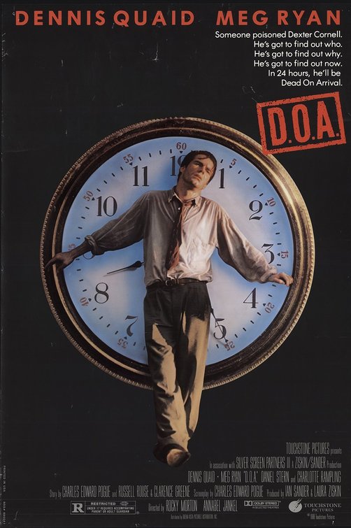 1000 piece jigsaw puzzle for the movie poster: D.O.A. (1988)