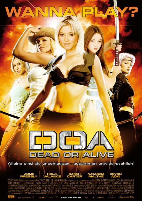 the movie poster: DOA: Dead or Alive (2007)