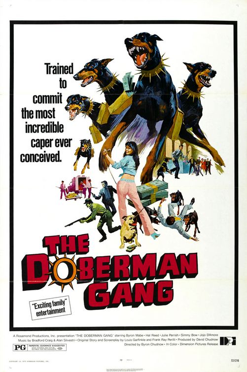 the movie poster: The Doberman Gang (1972)