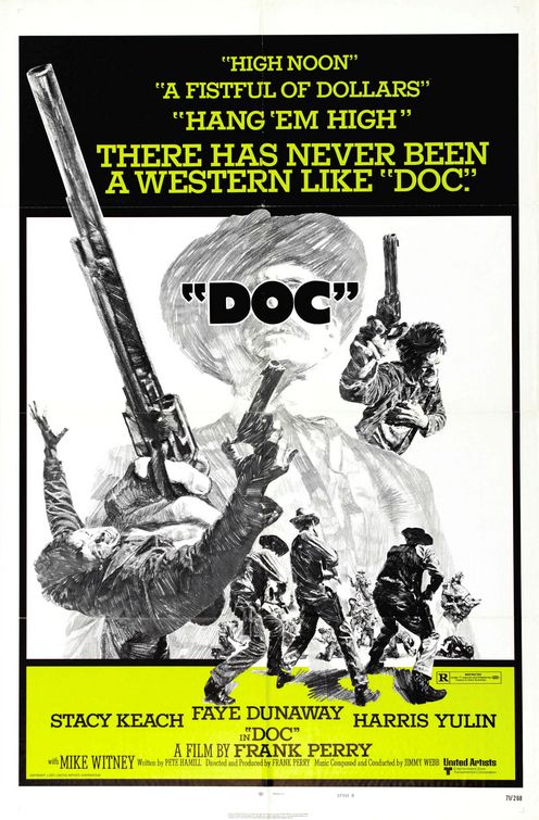 the movie poster: 'Doc' (1971)