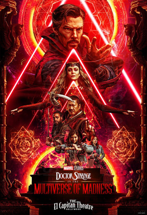 1000 piece jigsaw puzzle for the movie poster: Doctor Strange in the Multiverse of Madness (2022) ver17