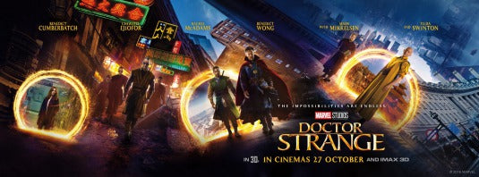 1000 piece jigsaw puzzle for the movie poster: Doctor Strange (2016) ver22
