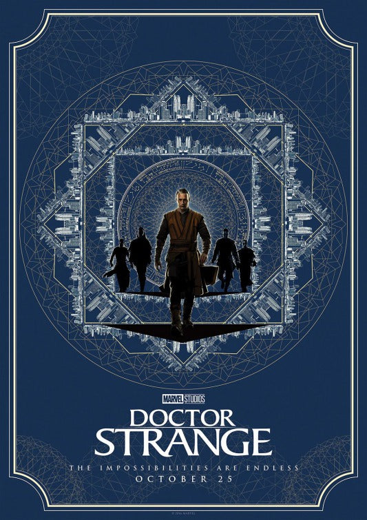 1000 piece jigsaw puzzle for the movie poster: Doctor Strange (2016) ver24