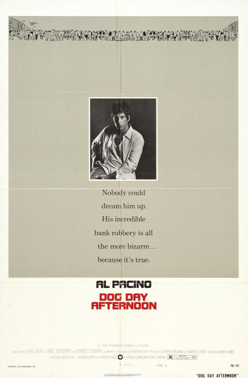 1000 piece jigsaw puzzle for the movie poster: Dog Day Afternoon (1975)