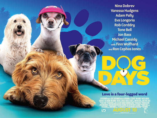 1000 piece jigsaw puzzle for the movie poster: Dog Days (2018) ver6