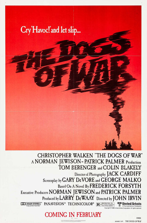 the movie poster: The Dogs of War (1981)