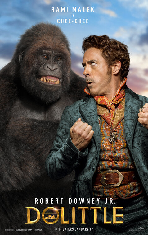 1000 piece jigsaw puzzle for the movie poster: Dolittle (2020) ver3