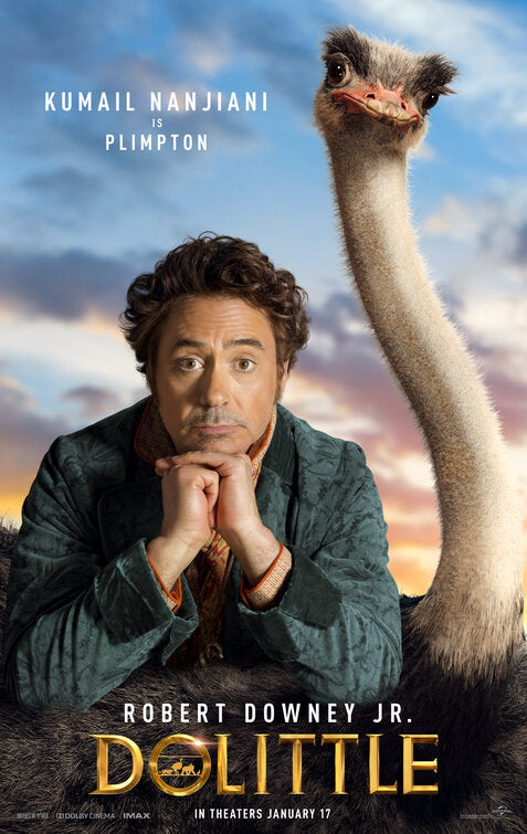 1000 piece jigsaw puzzle for the movie poster: Dolittle (2020) ver7