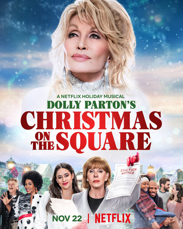 1000 piece jigsaw puzzle for tv poster: Dolly Parton's Christmas on the Square
