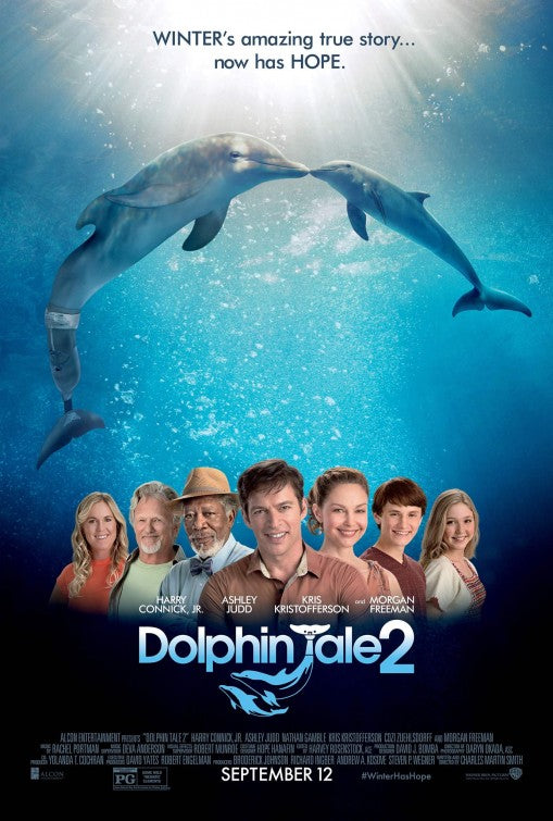 1000 piece jigsaw puzzle for the movie poster: Dolphin Tale 2 (2014) ver2