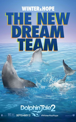 1000 piece jigsaw puzzle for the movie poster: Dolphin Tale 2 (2014) ver3