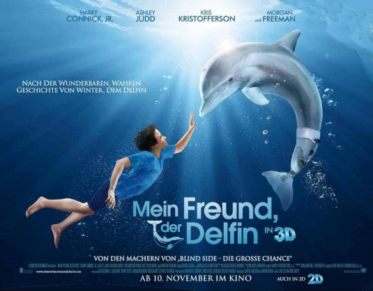 1000 piece jigsaw puzzle for the movie poster: Dolphin Tale (2011) ver2
