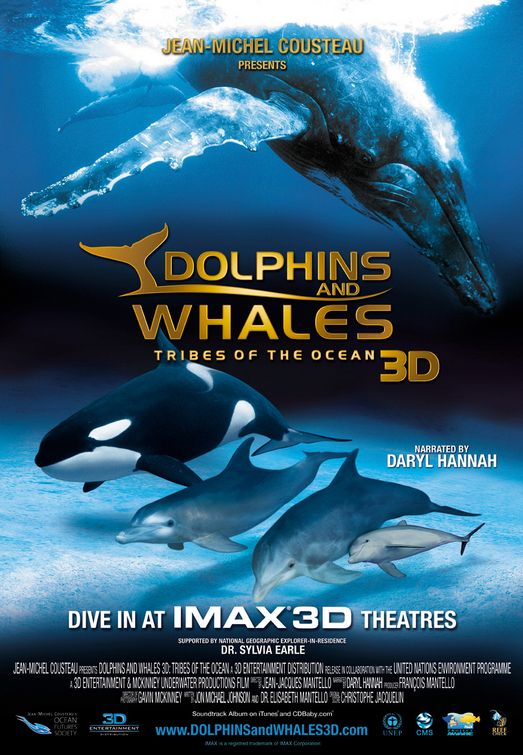 the movie poster: Dolphins and Whales 3D: Tribes of the Ocean (2008)