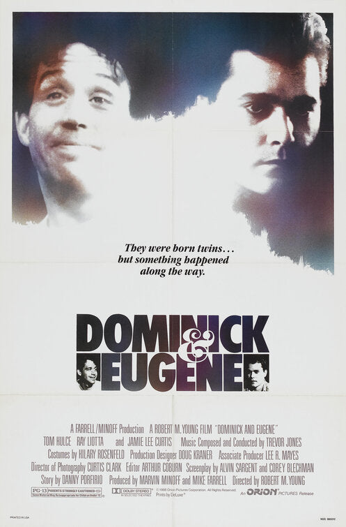 the movie poster: Dominick & Eugene (1988)