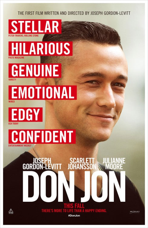1000 piece jigsaw puzzle for the movie poster: Don Jon (2013)